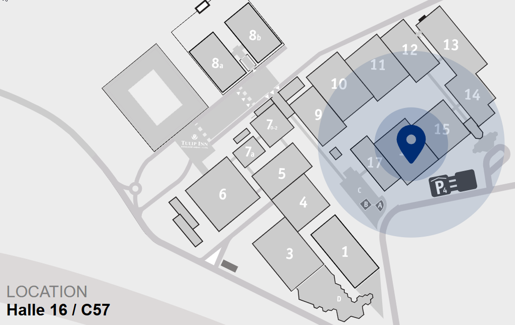 Lageplan im Gelände